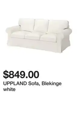 Ikea UPPLAND Sofa, Blekinge white offer