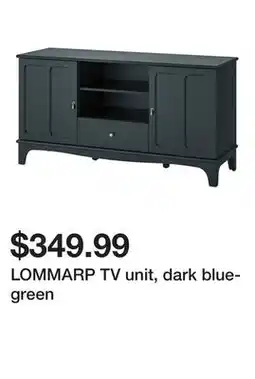 Ikea LOMMARP TV unit, dark blue-green offer