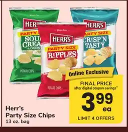 ACME Herr's Party Size Chips offer