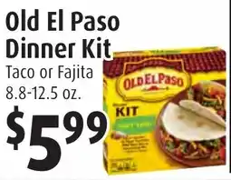 Gristedes Old El Paso Dinner Kit offer