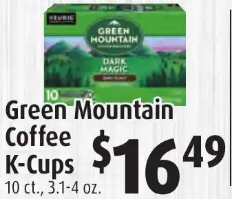 Gristedes Green Mountain Coffee K-Cups offer