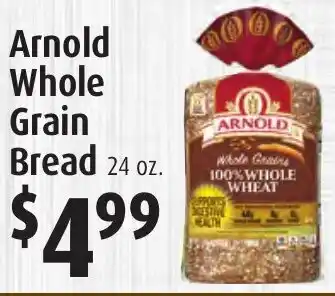 Gristedes Arnold Whole Grain Bread offer