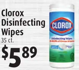 Gristedes Clorox Disinfecting Wipes offer