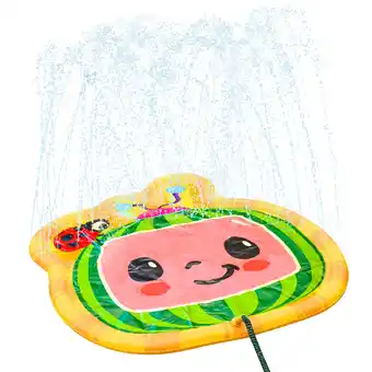 Walmart CoComelon Colorful Water Sprinkler Splash Pad Toy for Kids Yellow, Green, Red, 45'' Dia offer