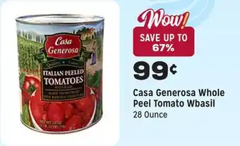 Grocery Outlet Whole Peel Tomato Wbasil offer