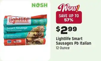 Grocery Outlet Smart Sausages Pb Italian offer