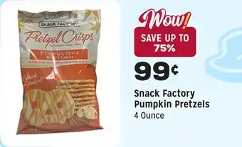 Grocery Outlet Pumpkin Pretzels offer