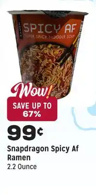 Grocery Outlet Spicy Af Ramen offer