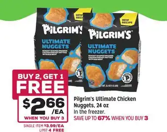 Grocery Outlet Pilgrim's Ultimate Chicken Nuggets, 24 oz offer