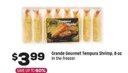 Grocery Outlet Grande Gourmet Tempura Shrimp, 8 oz offer