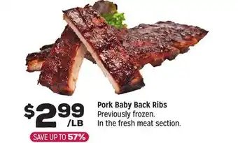 Grocery Outlet Pork Baby Back Ribs offer