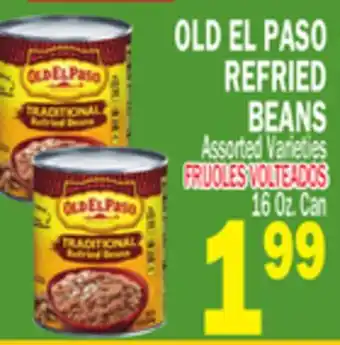 Bravo Supermarkets OLD EL PASO REFRIED BEANS offer