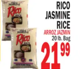 Bravo Supermarkets RICO JASMINE RICE offer