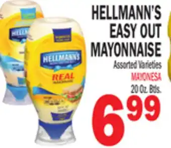 Bravo Supermarkets HELLMANN'S EASY OUT MAYONNAISE offer