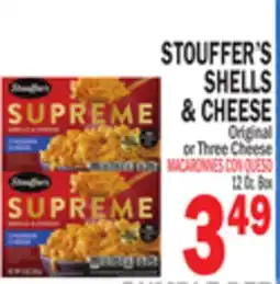 Bravo Supermarkets STOUFFER'S SHELLS & CHEESE offer