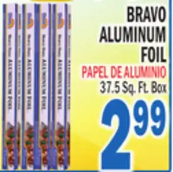 Bravo Supermarkets BRAVO ALUMINUM FOIL offer