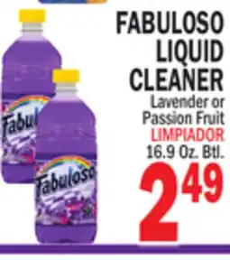 Bravo Supermarkets FABULOSO LIQUID CLEANER offer