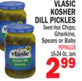 Bravo Supermarkets VLASIC KOSHER DILL PICKLES offer