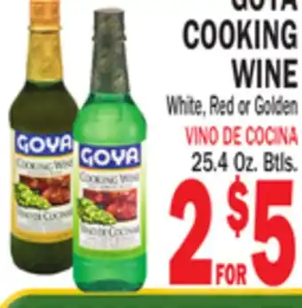 Bravo Supermarkets GOYA COOKING WINE offer