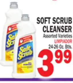 Bravo Supermarkets SOFT SCRUB CLEANSER offer