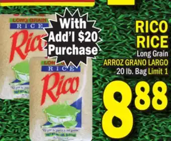 Bravo Supermarkets RICO RICE offer