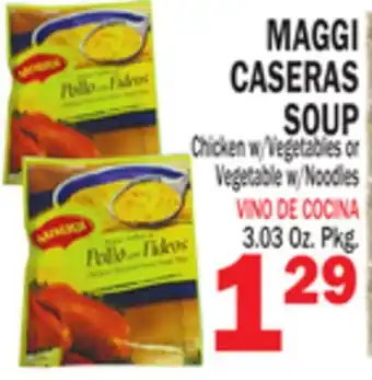 Bravo Supermarkets MAGGI CASERAS CASERAS offer