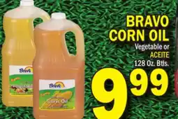 Bravo Supermarkets BRAVO CORN OIL offer