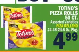 Bravo Supermarkets TOTINO'S PIZZA ROLLS 50 CT offer