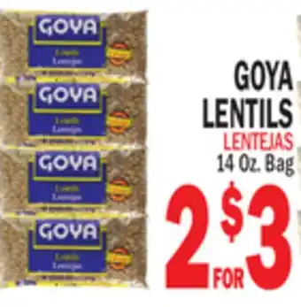 Bravo Supermarkets GOYA LENTILS offer