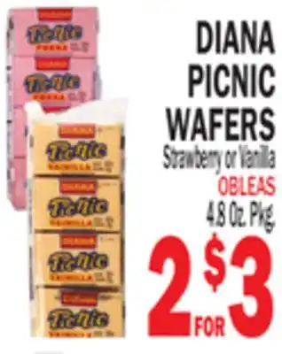 Bravo Supermarkets DIANA PICNIC WAFERS offer