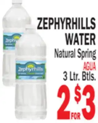 Bravo Supermarkets ZEPHYRHILLS WATER offer