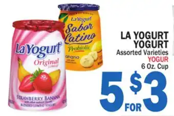 Bravo Supermarkets LA YOGURT YOGURT offer