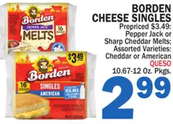 Bravo Supermarkets BORDEN CHEESE SINGLES offer