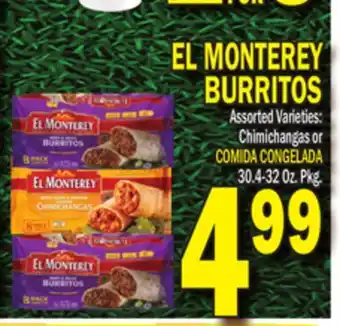 Bravo Supermarkets EL MONTEREY BURRITOS offer