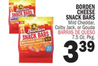 Bravo Supermarkets BORDEN CHEESE SNACK BARS offer