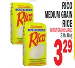 Bravo Supermarkets RICO MEDIUM GRAIN RICE offer