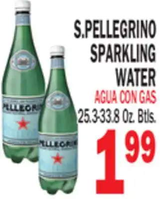 Bravo Supermarkets S. PELLEGRINO SPARKLING WATER offer