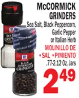 Bravo Supermarkets MCCORMICK GRINDERS offer