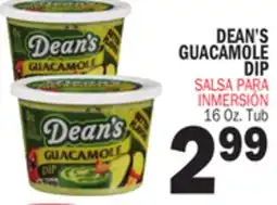 Bravo Supermarkets DEAN'S GUACAMOLE DIP offer