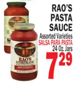 Bravo Supermarkets RAO'S PASTA SAUCE offer