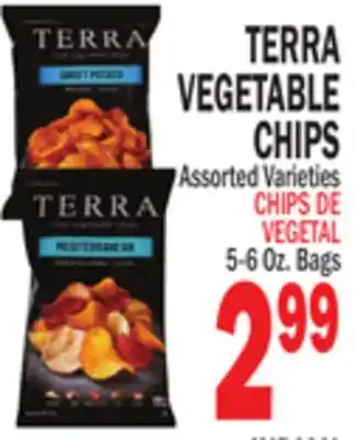 Bravo Supermarkets TERRA VEGETABLE CHIPS offer