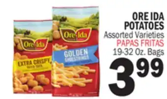 Bravo Supermarkets ORE IDA POTATOES offer