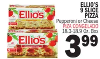 Bravo Supermarkets ELLIO'S 9 SLICE PIZZA offer