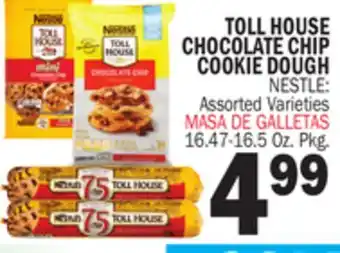 Bravo Supermarkets TOLL HOUSE CHOCOLATE CHIP COOKIE DOUGH offer