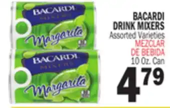 Bravo Supermarkets BACARDI DRINK MIXERS offer