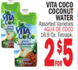 Bravo Supermarkets VITA COCO COCONUT WATER offer