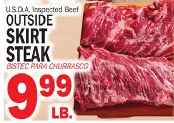 Bravo Supermarkets OUTSIDE SKIRT STEAK offer