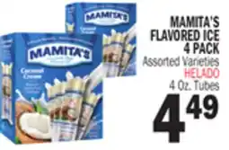 Bravo Supermarkets MAMITA'S FLAVORED ICE 4 PACK offer