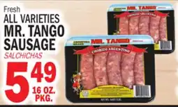 Bravo Supermarkets MR. TANGO SAUSAGE offer