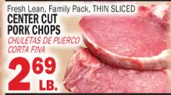 Bravo Supermarkets CENTER CUT PORK CHOPS offer